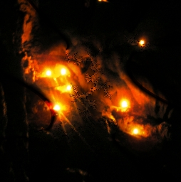 Rosenmüllerhöhle with candles